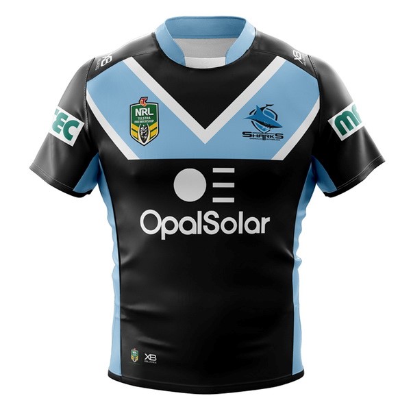 Camiseta Cronulla Sharks 2ª 2018 Negro